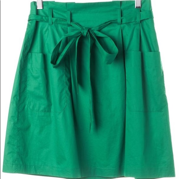 Theory Paper Bag Waist Skirt w/Bow - Picture 4 of 4